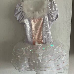 Pink and White Revolution Dance Costume